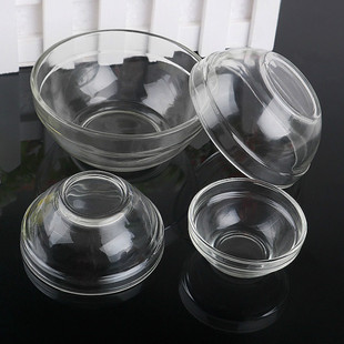 Factory low price promotion heat-resistant glass bowl instant noodle bowl transparent fruit and vegetable salad bowl soup bowl general material Glass Bowl