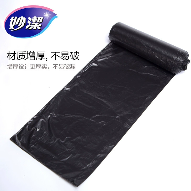 Майке Big black hygienic disposable garbage bag for home use, increased thickness
