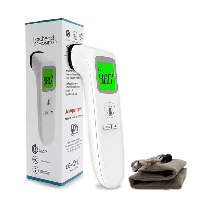 外贸出口家用红外线额温枪手持式人体测温仪医用电子体温计测温枪