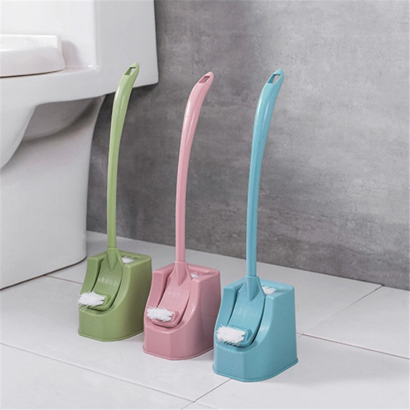 Home Toilet Toilet Brush Set Soft Wool Toilet Brush with Base Toilet Brush Long Handle Cleaning Brush Manufacturers