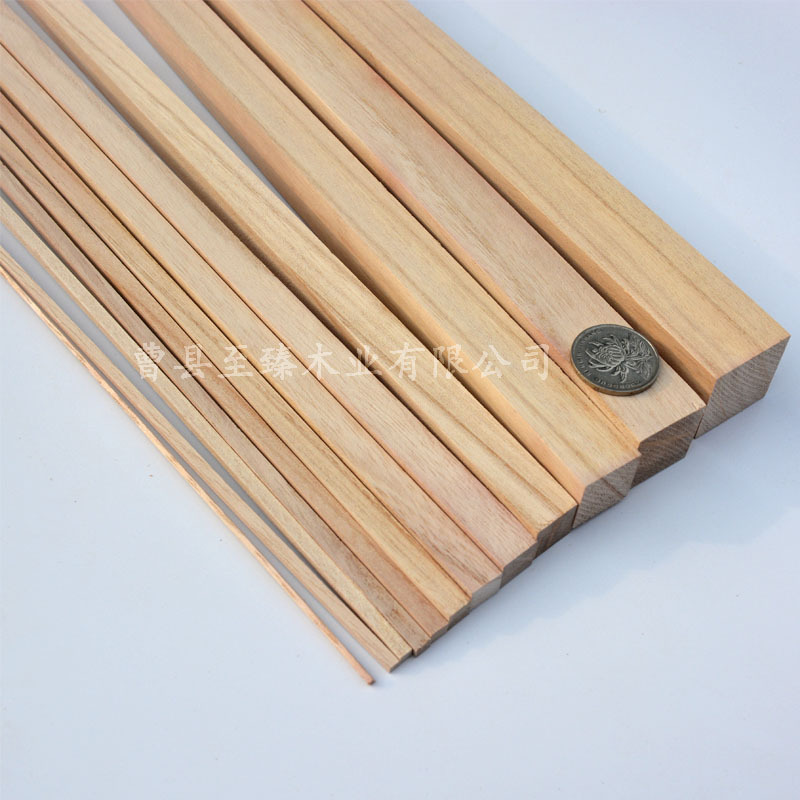 Length 30cm tung wood strip thin wood strip diy building model wood strip flat wood strip wood chip thin wood board