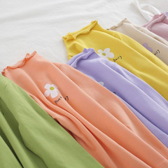 Baby Girl's Base Layer Top 2023 Autumn New Xuanya Style White Half High Collar T-Shirt for Toddlers and Babies Stylish Long Sleeve Top