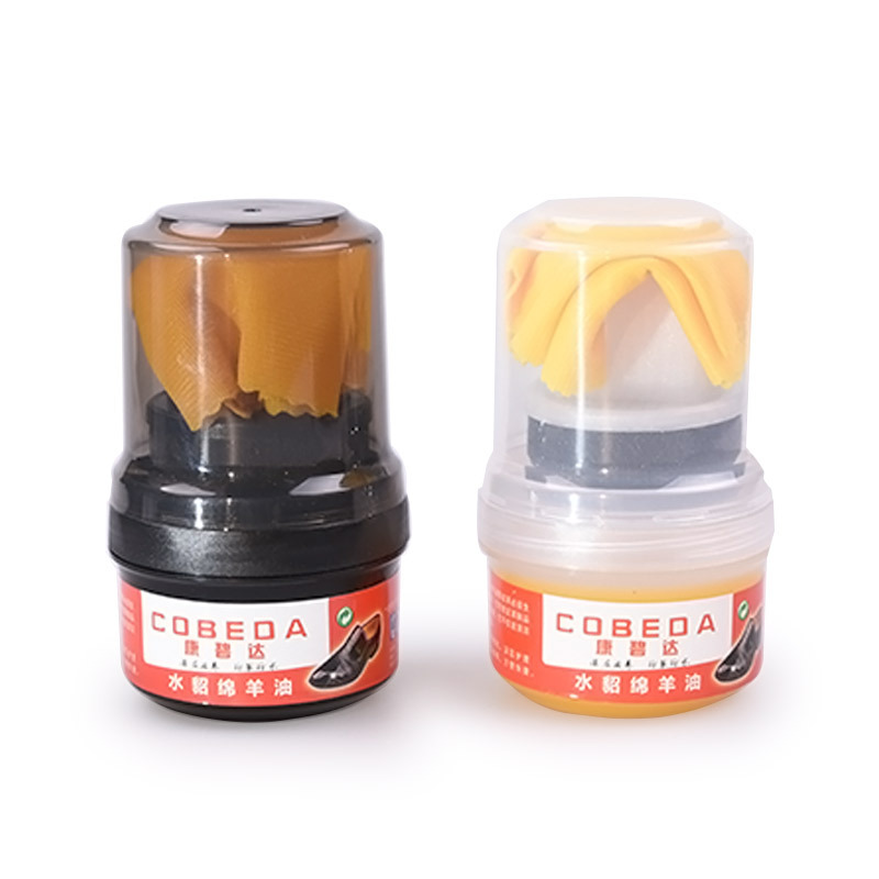 En stock al por mayor kangbida cuero cuidado de la limpieza mantenimiento I aceite perezoso traje esponja viaje portátil zapato polaco