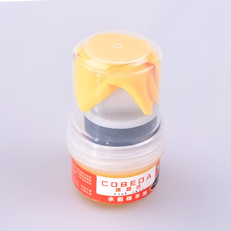 En stock al por mayor kangbida cuero cuidado de la limpieza mantenimiento I aceite perezoso traje esponja viaje portátil zapato polaco