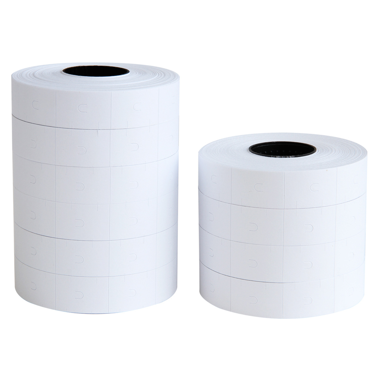 Deli 3209 papel de precios de doble fila papel de precios blanco 10 rollos adecuados para 7505 máquina de precios papelería de oficina