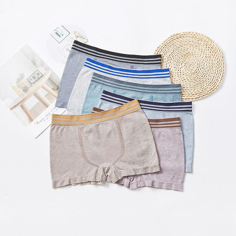 Boxer briefs, comfortable breathable underwear, city style — 5 colors, size avg (80–160)
