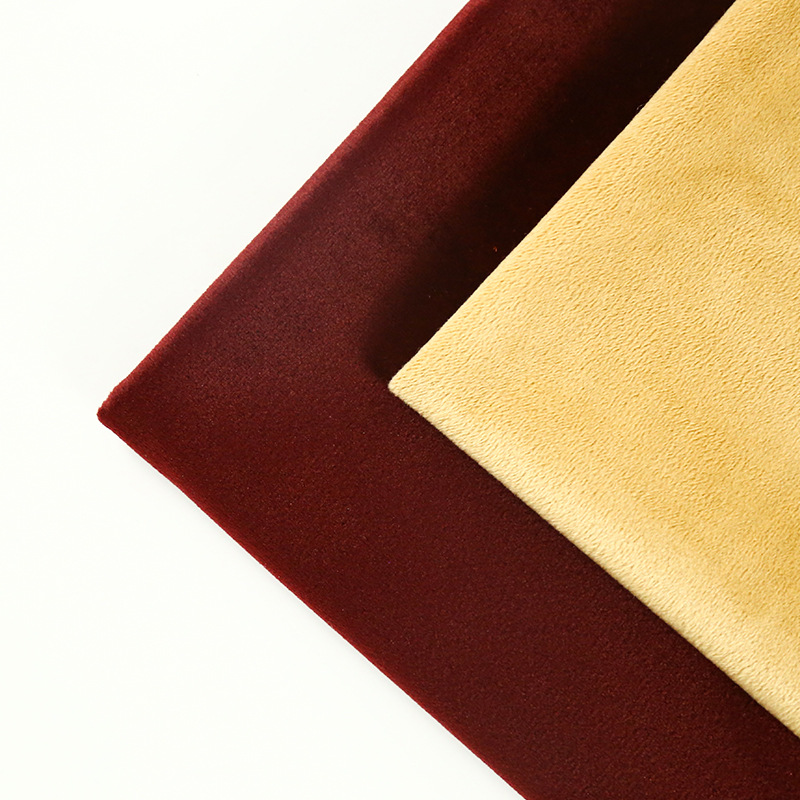 厂家现货全涤短毛单面绒布超柔箱包靠垫靠垫家居毛绒玩具面料批发