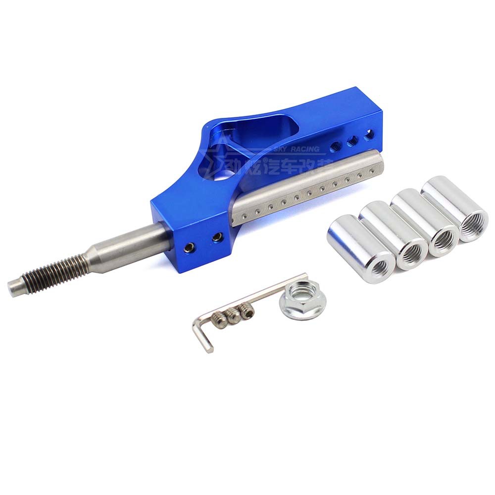  Palanca de cambios ajustable y extensible, barra universal para autos modificados