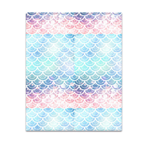 DIY Fleece Fish Pattern Autumn/Winter Heating Sofa Cover Blanket High Definition Digital Printing Double Sided Flannel Air Conditioning Blanket