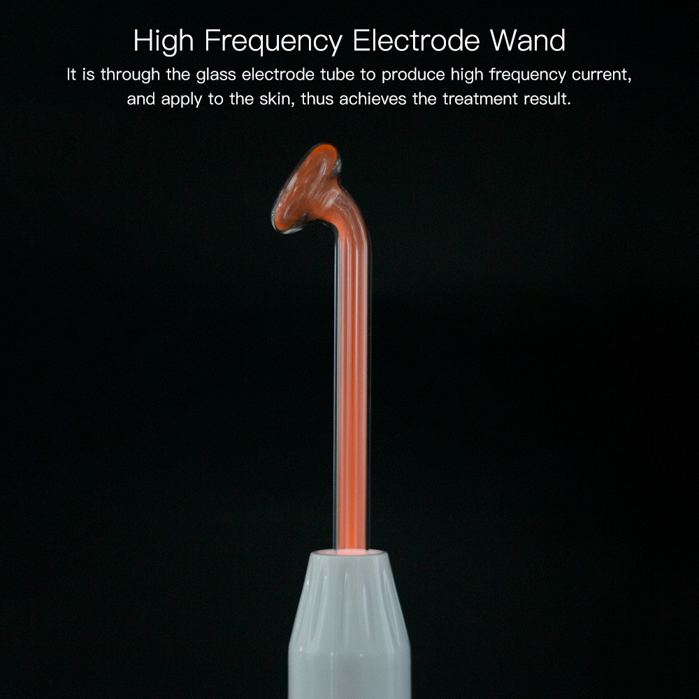Onda electromagnética de alta frecuencia palo de belleza de alta frecuencia electromagnética de enfermería eliminación de acné y punto de decoloración fisioterapia instrumento de enfermería transfronteriza
