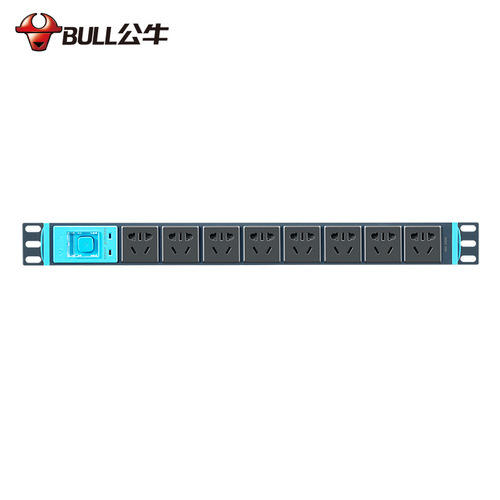 Bull pdu cabinet socket special lightning protection 8-position 16A high-power computer room plug-in board with wire terminal board