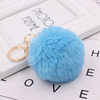 Demi-season fashionable keychain, bag, plush pendant, wholesale