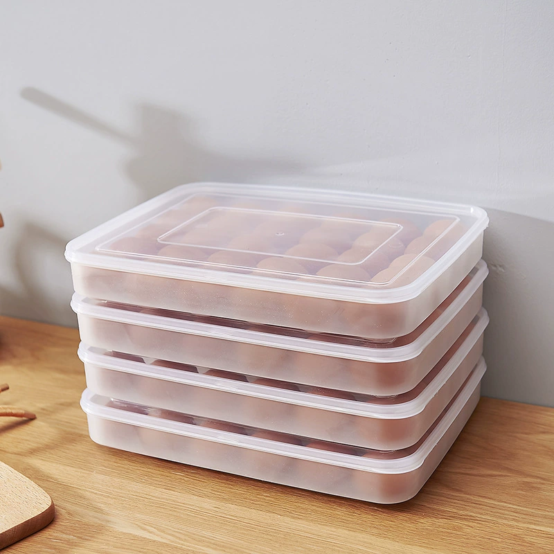 Коробка для яиц холодильник ящик для хранения свежести пластиковая коробка для упаковки утиных яиц Противоударная кухонная отделка держатель для яиц с защитой от столкновений