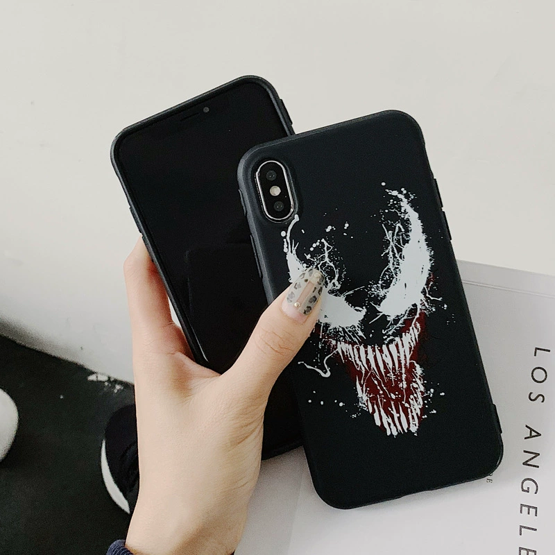 Чехол для телефона (Apple) совместимо с iPhone17 Pro, матовая поверхность, графика с ядом, совместимость по моделям