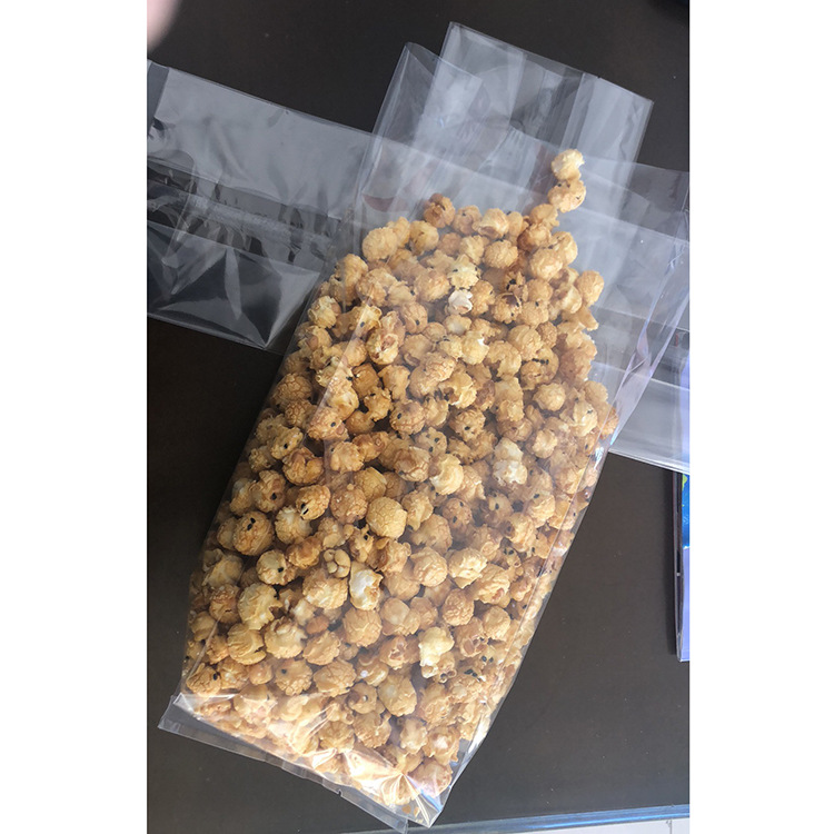 爆米花包装袋 500克通用白袋 食品包装袋 八边封自封袋食品真空袋