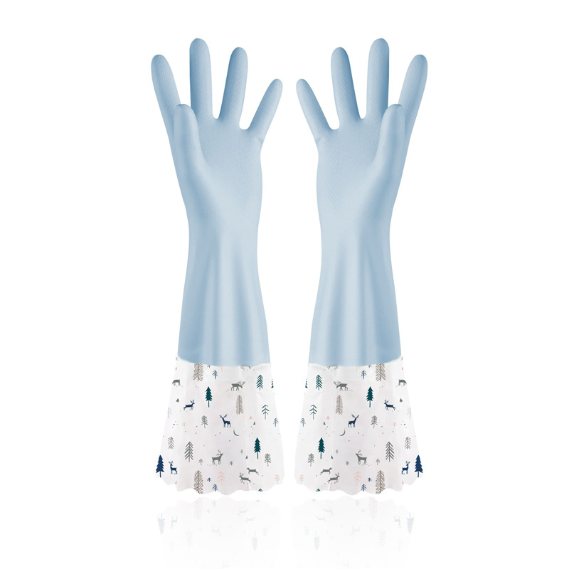 N-777 넓은 입 기모 노르딕 블루