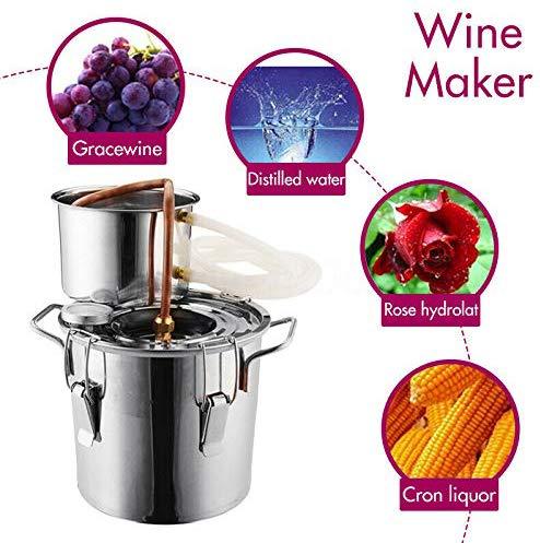 5加仑家用蒸馏机酿酒器 小型蒸馏设备