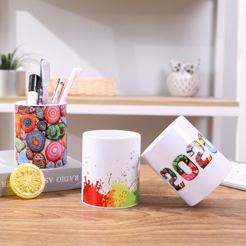 ��תӡ��Ͳ�����մ�ֱͲ�ױ��칫��ͲӡͼƬLOGO�ް��ְױ�����