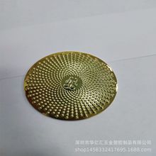 塑胶真空镀膜 UV真空电镀表面处理加工厂家 ABS料金色镀膜加工