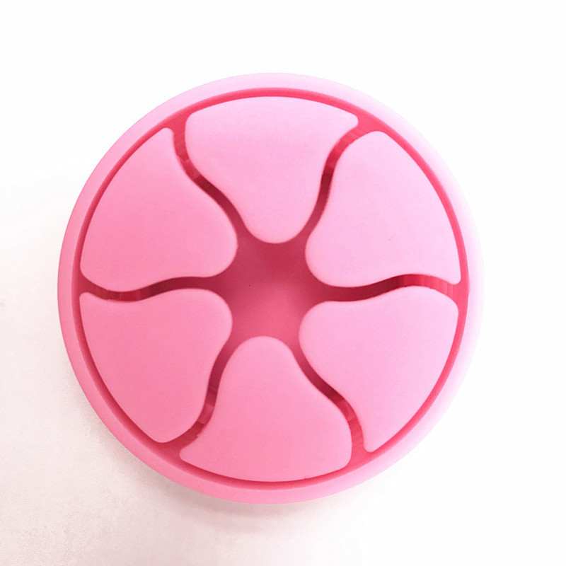 Retráctil plegable de silicona ronda Winder auricular organizador de cable de datos Creativo titular de silicona organizador de cable