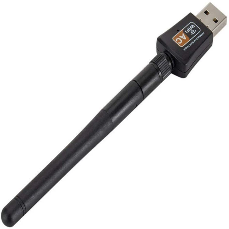 USB беспроводной сетевой адаптер двухдиапазонный 600M мини двойной Wi‑Fi приёмник 2.4G/5.8G беспроводной передатчик внешний
