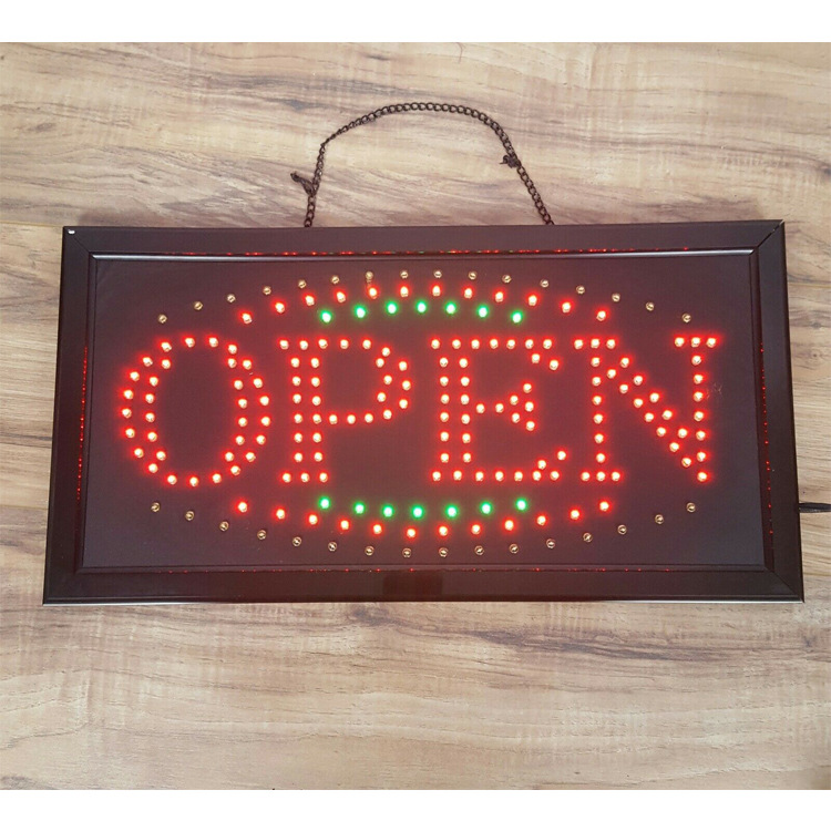 厂家直销 led广告牌 led发光字 led店面招牌 open 灯牌 爆闪