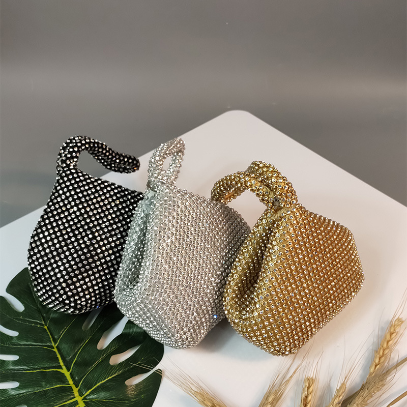 Vintage-Abendtasche aus dem Jahr 2026, dreieckig und rund, mit Diamanten besetzt, hochwertige Mini-Handtasche, tropfenförmige Clutch für Damen_voghion.com