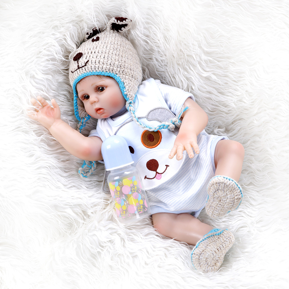 Nueva Venta caliente pegamento completo puede entrar en baño de agua muñeca pegamento suave muñeca azul mar productos