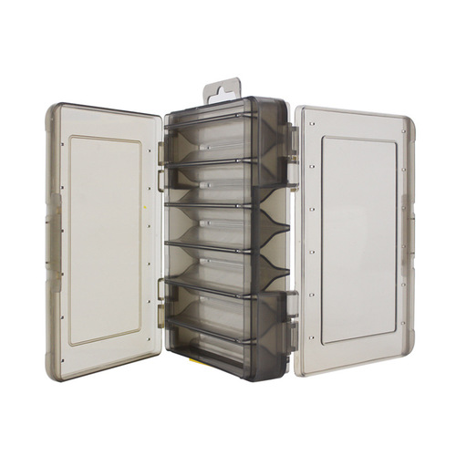 Weihe gun color double-sided lure bait accessories storage box wooden shrimp electronic shrimp tool box Weihai fishing gear