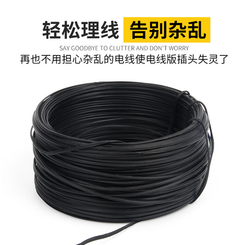 Factory supply galvanized iron wire binding wire cable binding binding wire wear-resistant woven fixed wiring binding tape wholesale 