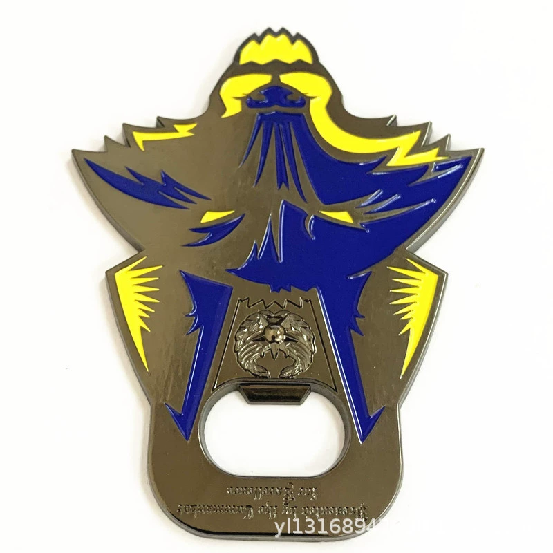 Cartoon three dimensional bottle opener, souvenir, 3D
