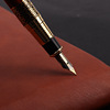 Ancient wind wood grain signature pen imitation mahjong metal orb pen Gift metal signature pen can determine logo neutral pens