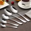 1010 tableware Stainless steel Spoon Coffee spoon Fruit fork hotel Supplies Round spoon steak Knife and fork Children spoon