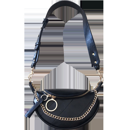  Autumn and Winter Internet Celebrity New Versatile Waist Bag Women's Ins Super Popular Chest Bag One Shoulder Crossbody Fashion Chain Small Bag