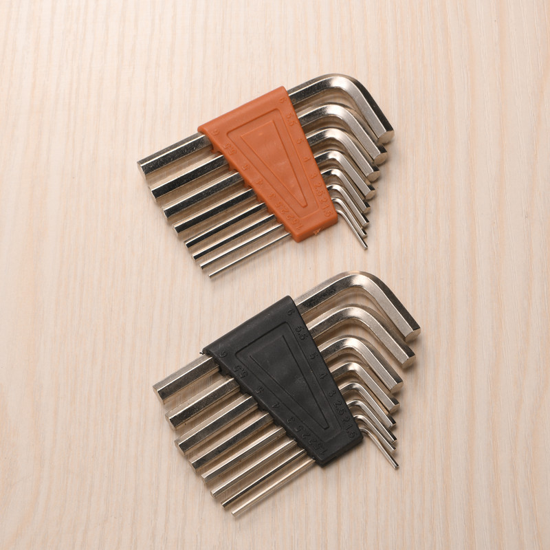 ✅工具箱组套5件套8件套公制平头加硬镀镍镀锌长短款内六角套