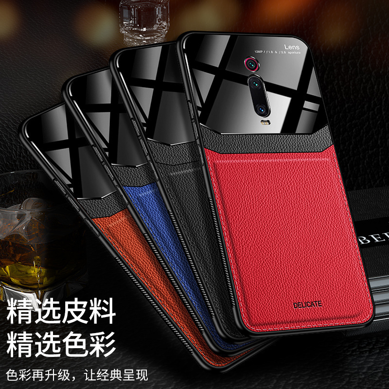 Xiaomi 13 Mobile Phone Case Leather Texture Suitable for pocoX5 Redmi note12Pro Protective Cover 9k60k50 Men's New Soft