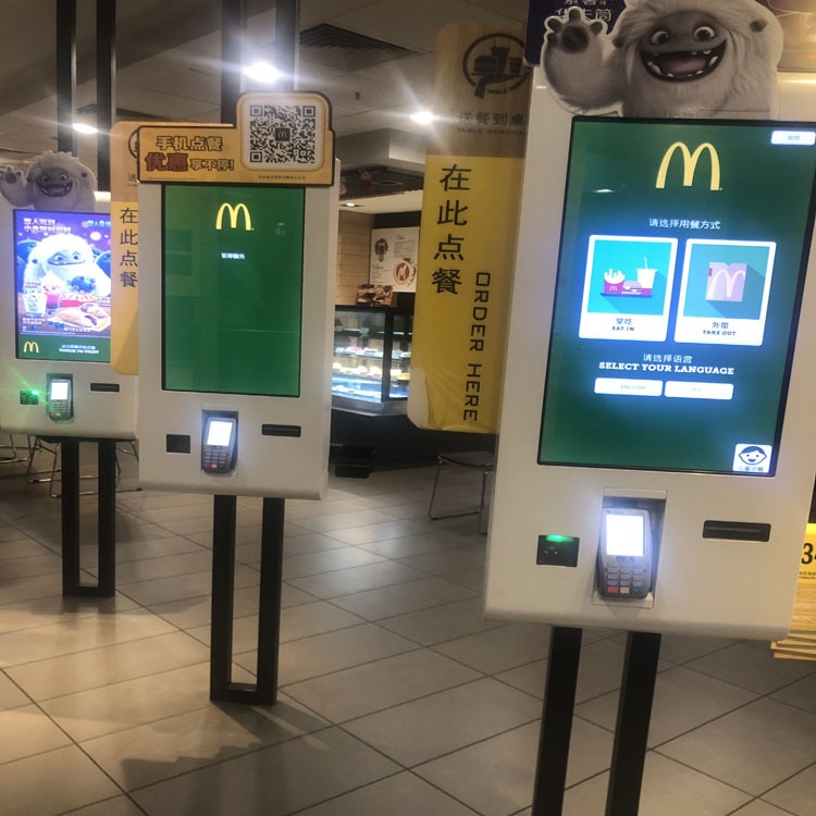 浙江炙手可热点餐机AG玻璃屏 智能机器人点餐钢化镀膜玻璃厂