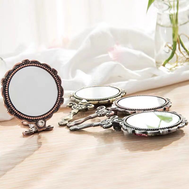 Bordado DIY hecho a mano espejo cosmético paquete material Suzhou bordado escuela regalo tela producción creativa mano laminado espejo