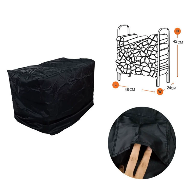 Чехол на дрова 4.8inch qina피 водонепроницаемый чехол на деревянную раму 210D ткань Оксфорд уличный огнестойкий пылезащитный солнцезащитный чехол на деревянную раму