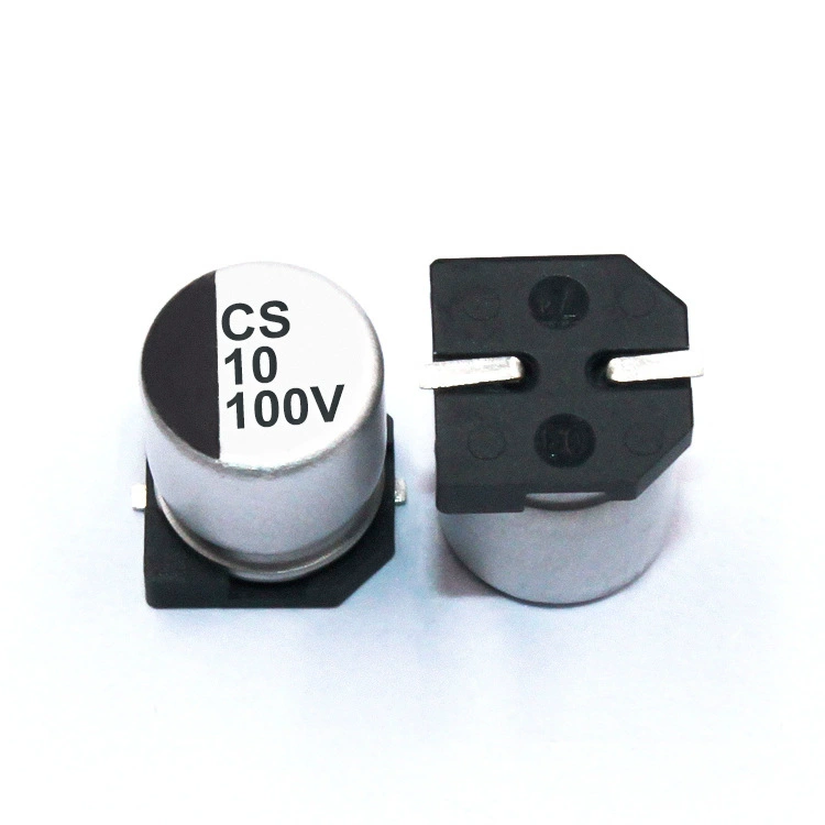 Патч электролитическая емкость 100V10UF объём 8*10мм 10uf/100V 105 ℃ Патч-емкость производитель