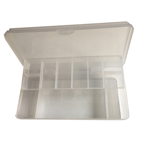Wholesale double-layer fishing gear box plastic lure box multi-functional storage box lure box