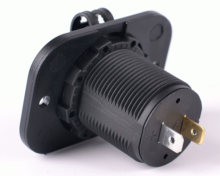 Одноканальная модификация панели для авто USB синяя светодиодная подсветка 12-24V вход 5V2.1A выход для судов и автомобилей