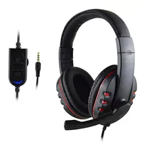 Проводная игровая гарнитура PS4, стерео, регулируемый микрофон с шумоподавлением, 3,5 мм, кабель 1,3 м