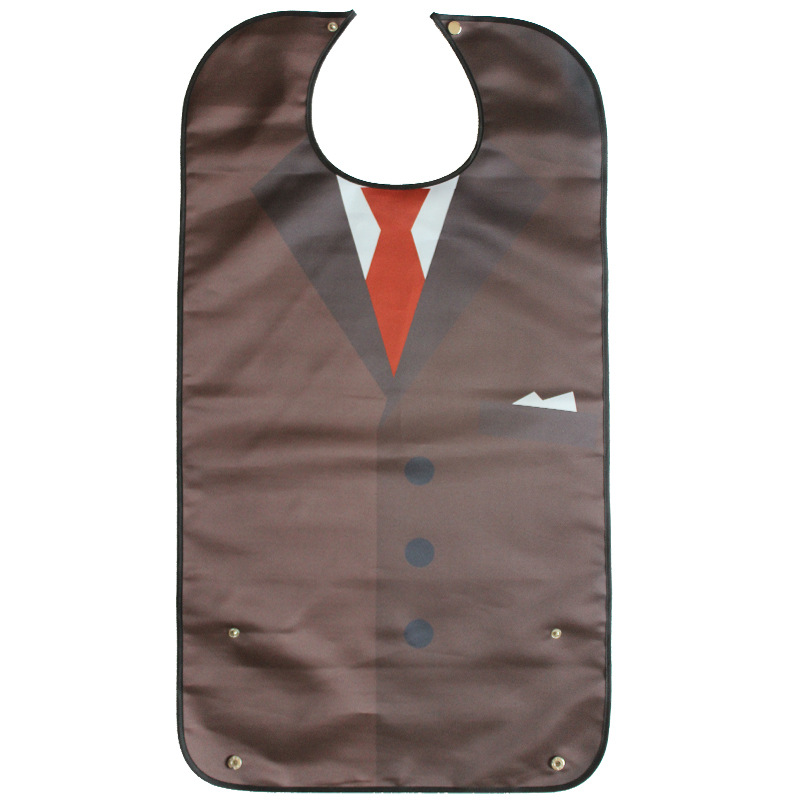 Adultos babero para los ancianos de doble capa de impresión a prueba de agua suministros de edad avanzada fabricante en stock