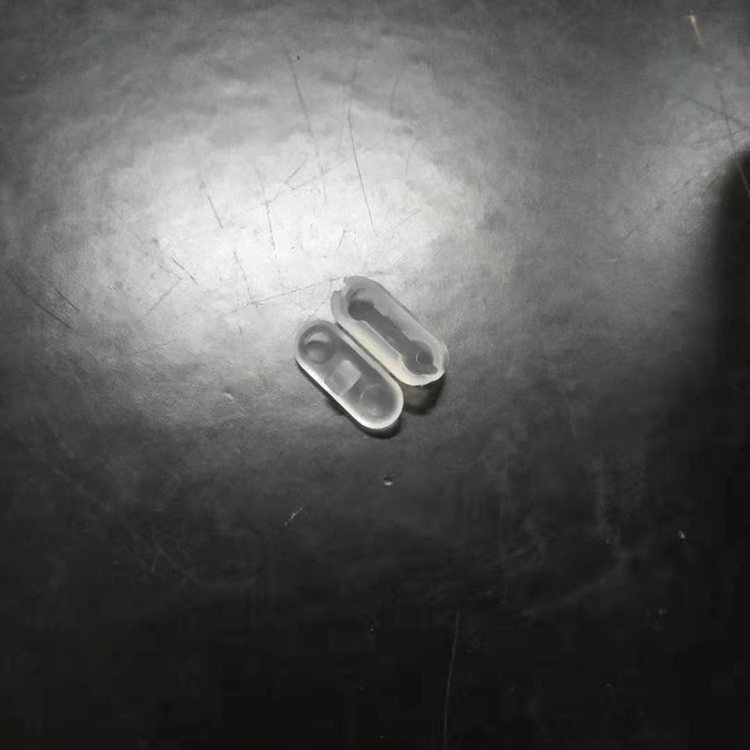 Transfronterizo conector de cuentas de tracción transparente especial accesorios de cortina vertical tire la hebilla de cuentas POM hebilla de cuentas de una pieza 4,5*6