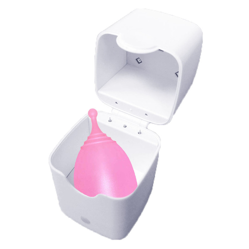 Menstrual Cup Sterilizer Mask Ultraviolet Sterilizer Nipple UVC Sterilizer Box USB Battery Dual-Use Sterilizer