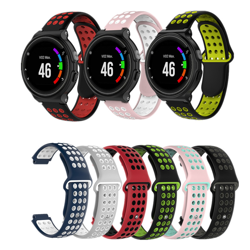Adapt Jiaming Garmin Forerunner 220 235 620 630 735 Silicone Single and Double Color Strap Adapt Jiaming Garmin Forerunner 220 235 620 630 735 Silicone Single and Double Color Strap