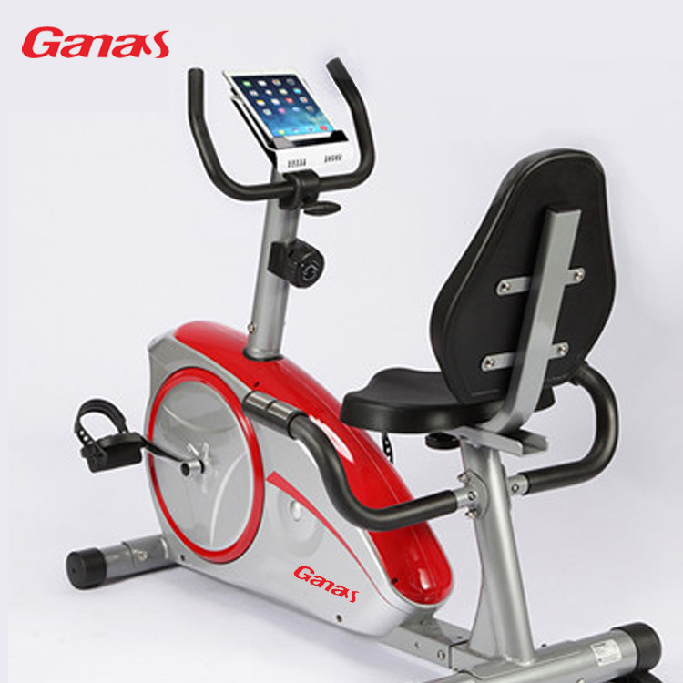 Aptitud comercial control magnético horizontal coche entrenamiento de rehabilitación equipo auxiliar para dormir coche pedal bicicleta de ejercicio