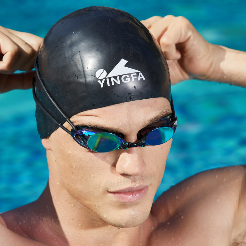 Yingfa Y185AF/Y185AFV Racing Training and Competition Waterproof and Anti-fog Swimming Goggles, Unisex