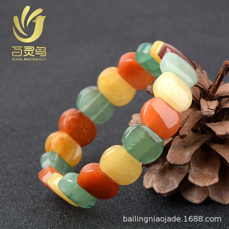 Capacious bracelet jade